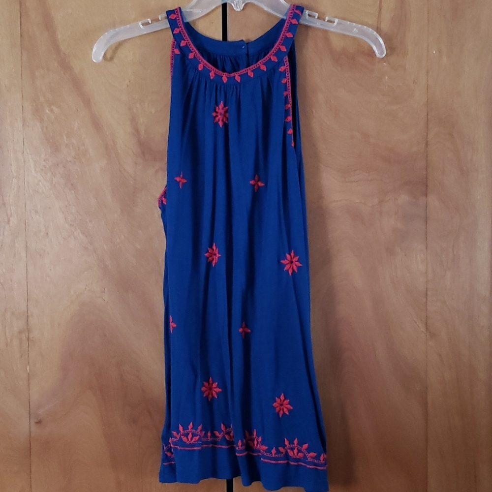 Loft flowy stitched tank